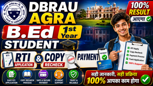 DBRAU Agra B.Ed 1st Year Student
